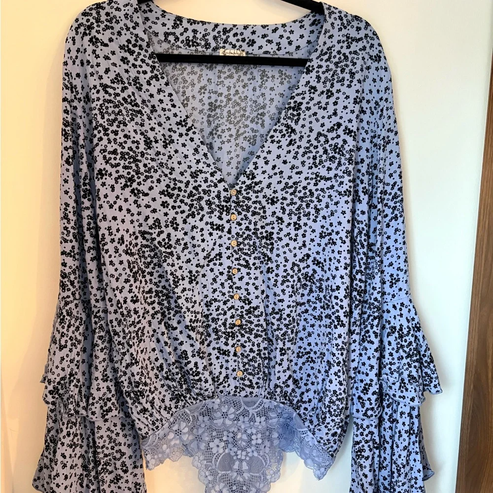 Free People Intimately Ditsy Floral Bodysuit - Picture 3 of 5